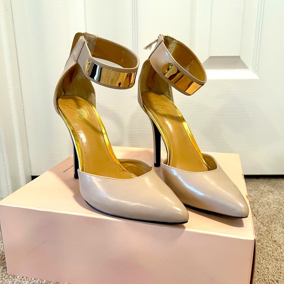 Fergie Heel with ankle strap